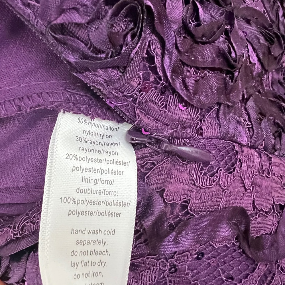 NWT Alex Evenings Formal Dress Rosette A Line Gown - Picture 13 of 15